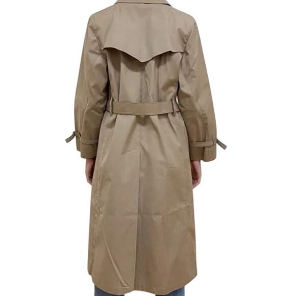 Vintage London Fog Iconic Trench Coat 8 Pet Double Breasted Belted Union Made 8P - Picture 2 of 12